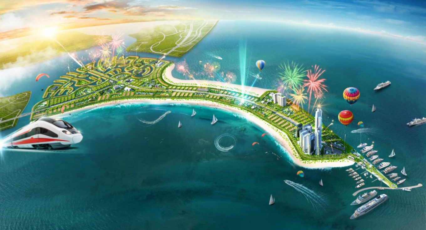 Phố biển thương mại Vinhomes Green Paradise