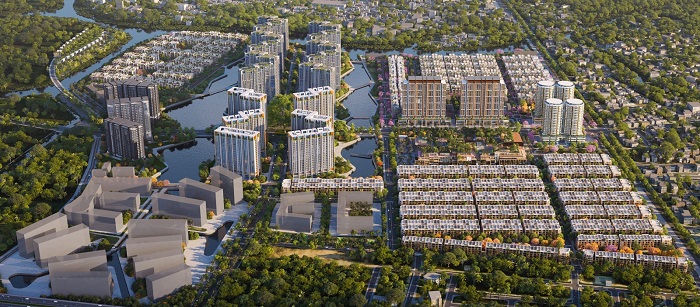 Cảnh quan xanh tại dự án