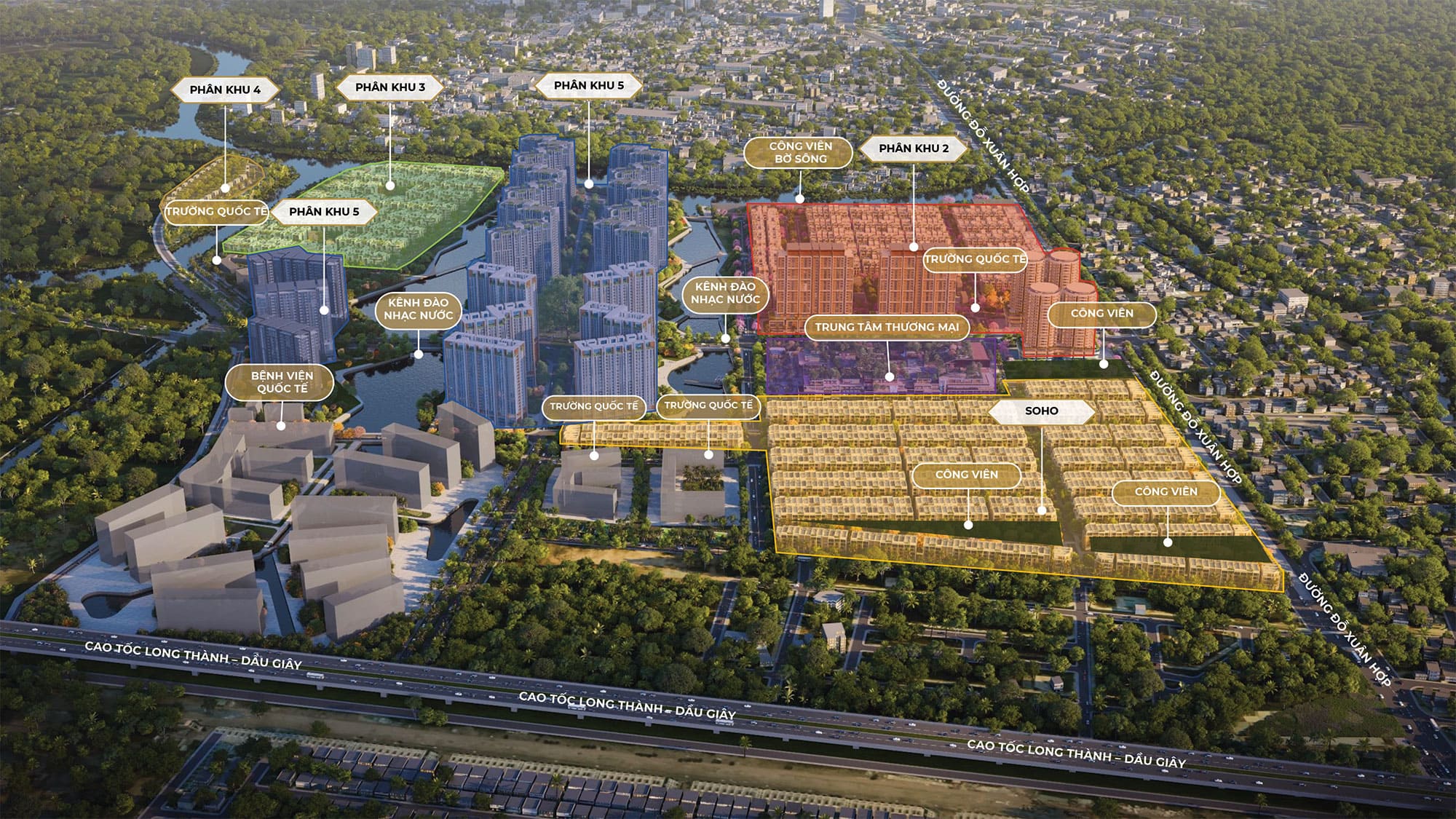 Tiến độ thực tế hạ tầng