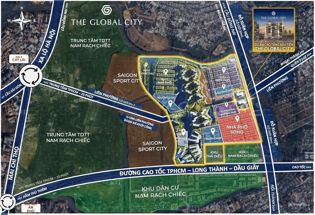 Vị trí The Global City