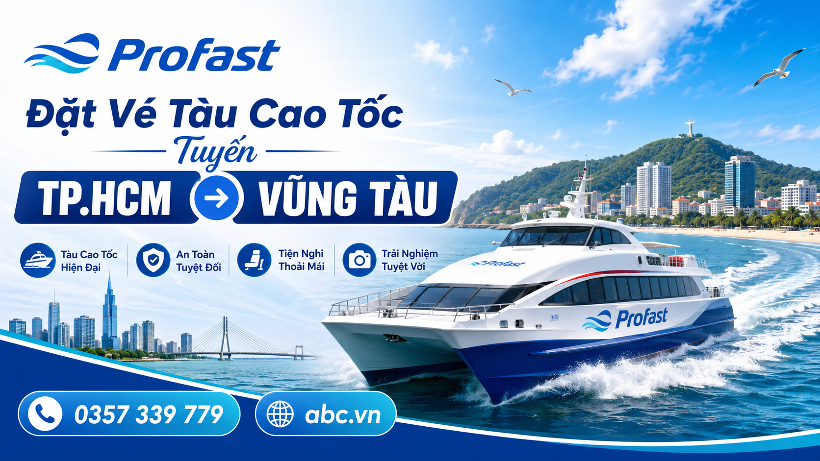 >Đặt Vé Tàu Cao Tốc Tuyến TP.HCM – Vũng Tàu