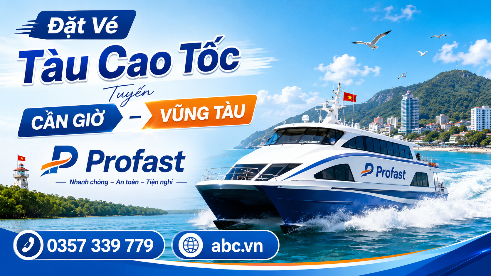 >Đặt Vé Tàu Cao Tốc Tuyến Cần Giờ – Vũng Tàu