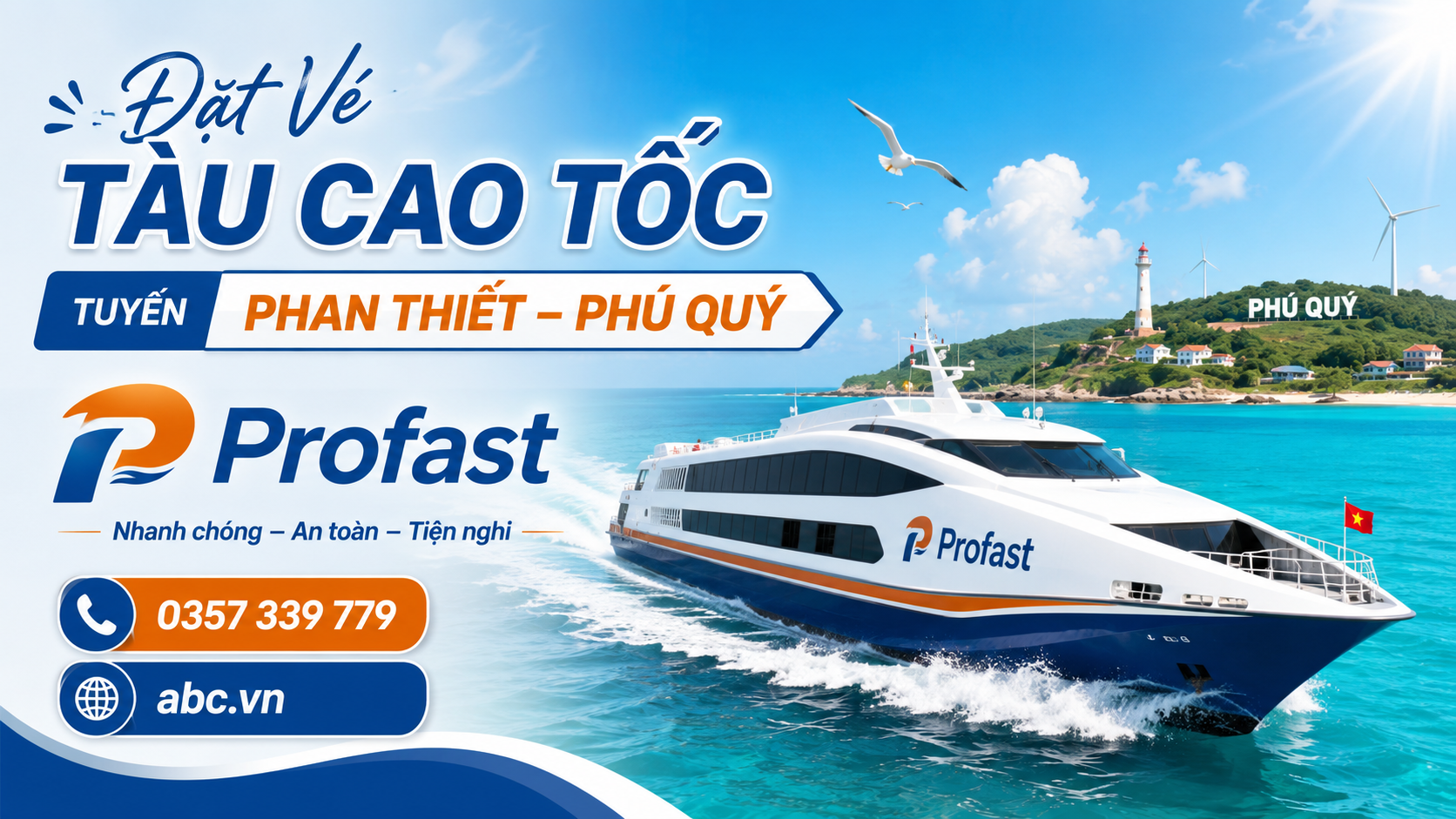 >Đặt Vé Tàu Cao Tốc Tuyến Phan Thiết – Phú Quý