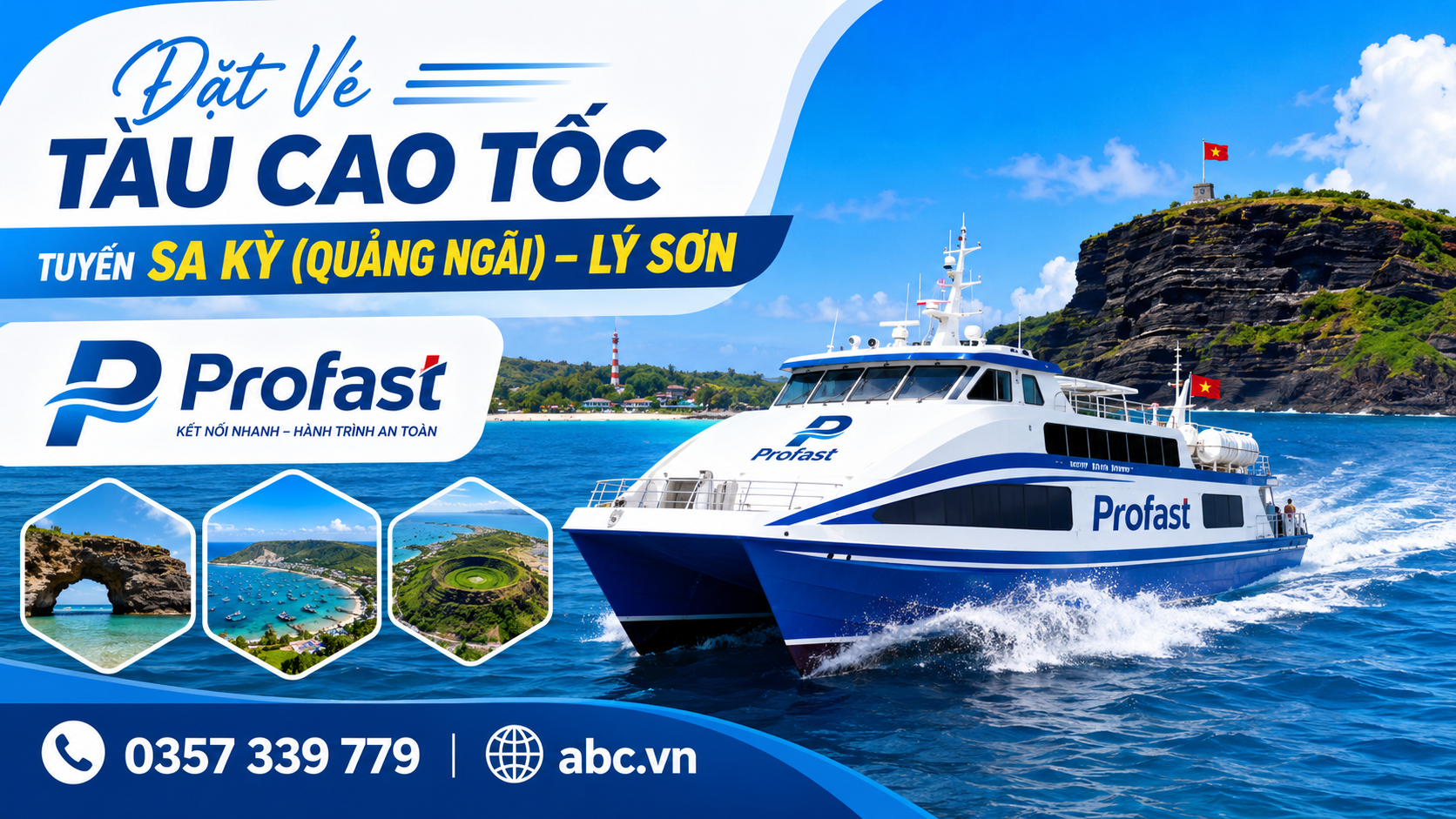 >Đặt Vé Tàu Cao Tốc Tuyến Sa Kỳ (Quảng Ngãi) – Lý Sơn 