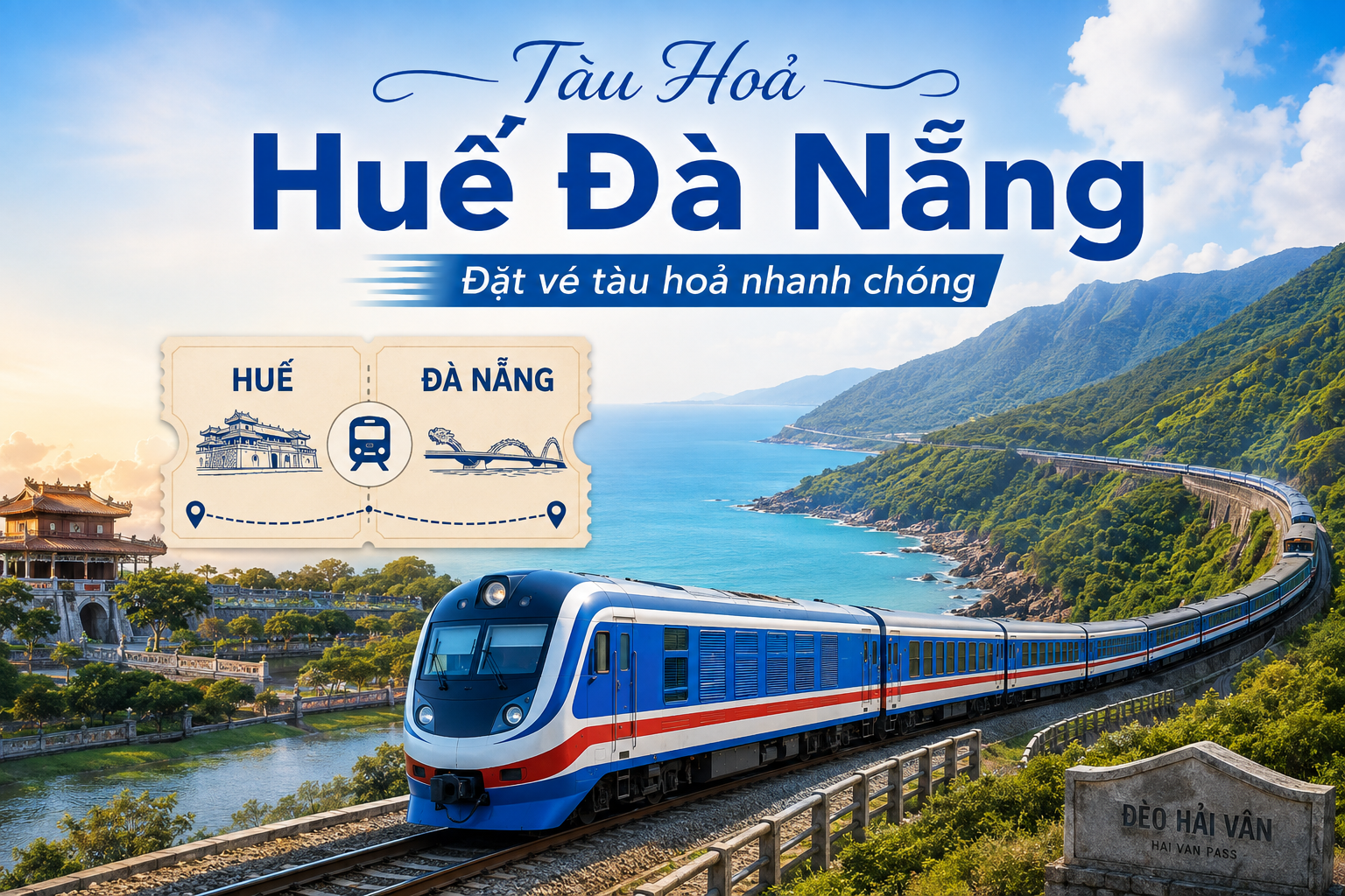 >Tàu Hoả Huế Đà Nẵng