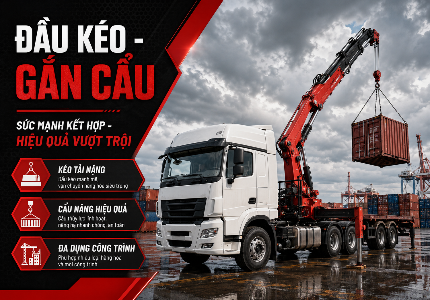Đầu Kéo - Gắn Cẩu
