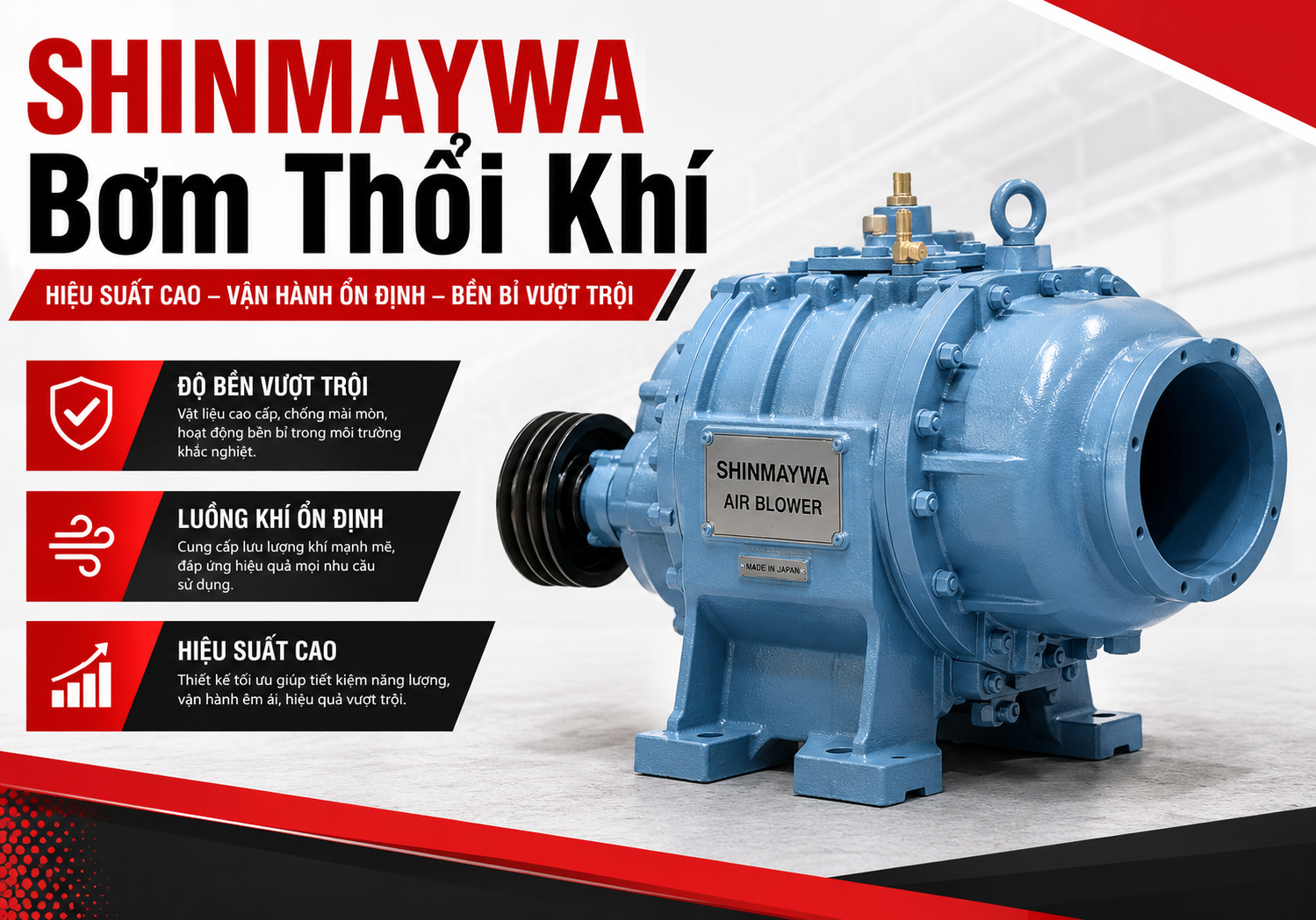 SHINMAYWA Bơm Thổi Khí
