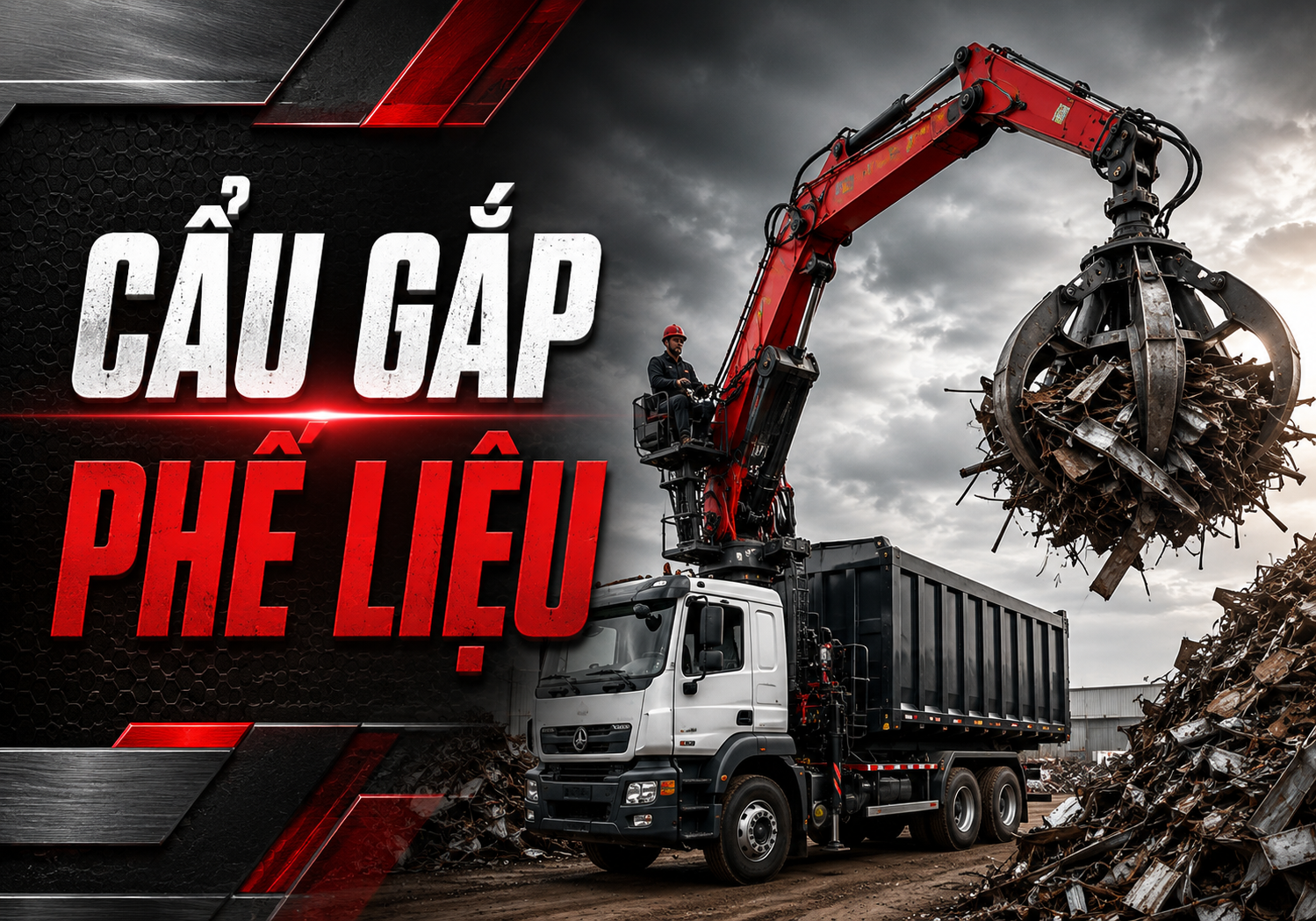 Cẩu Gắp Phế Liệu