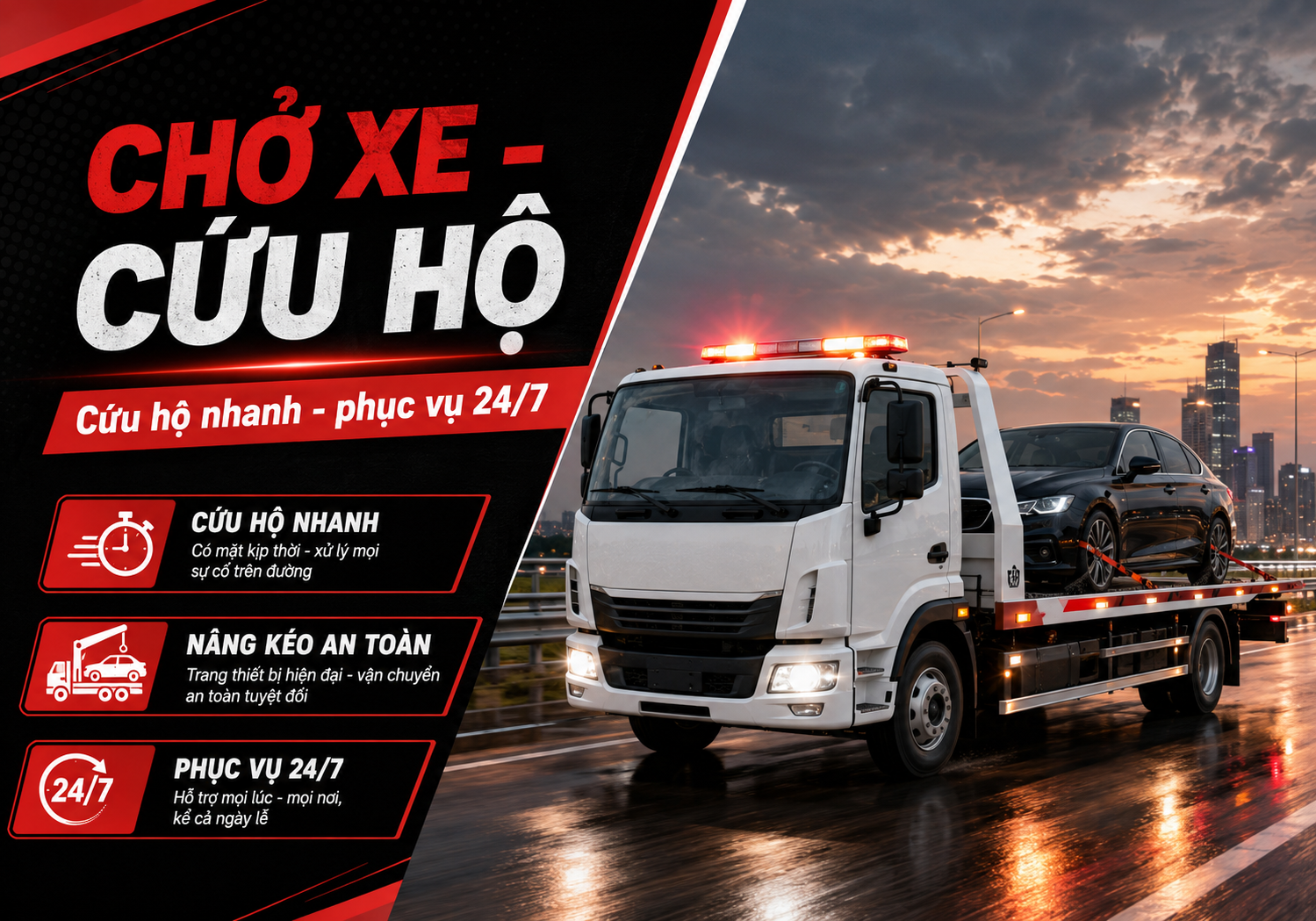 Chở Xe - Cứu Hộ