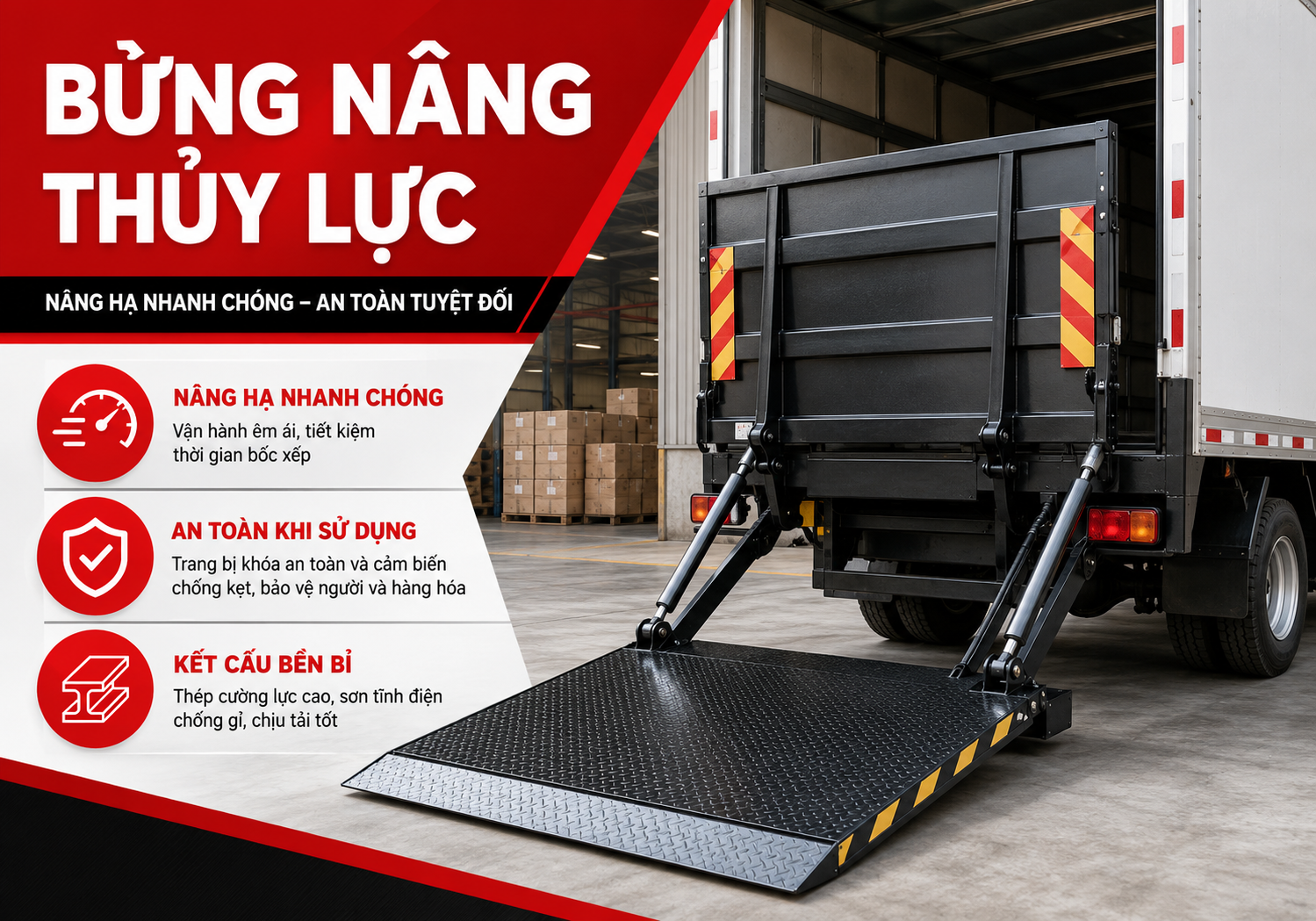 Bửng Nâng Thủy Lực