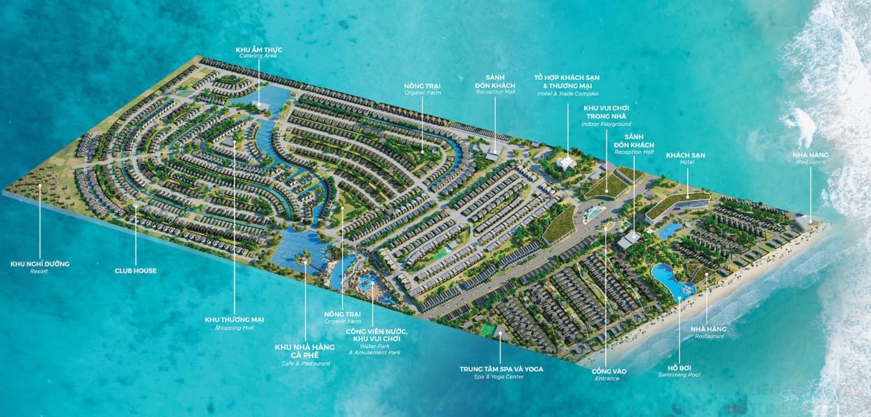 Mặt bằng Novaworld Hồ Tràm