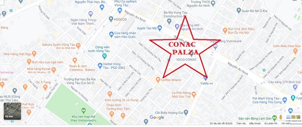 vị trí conac plaza