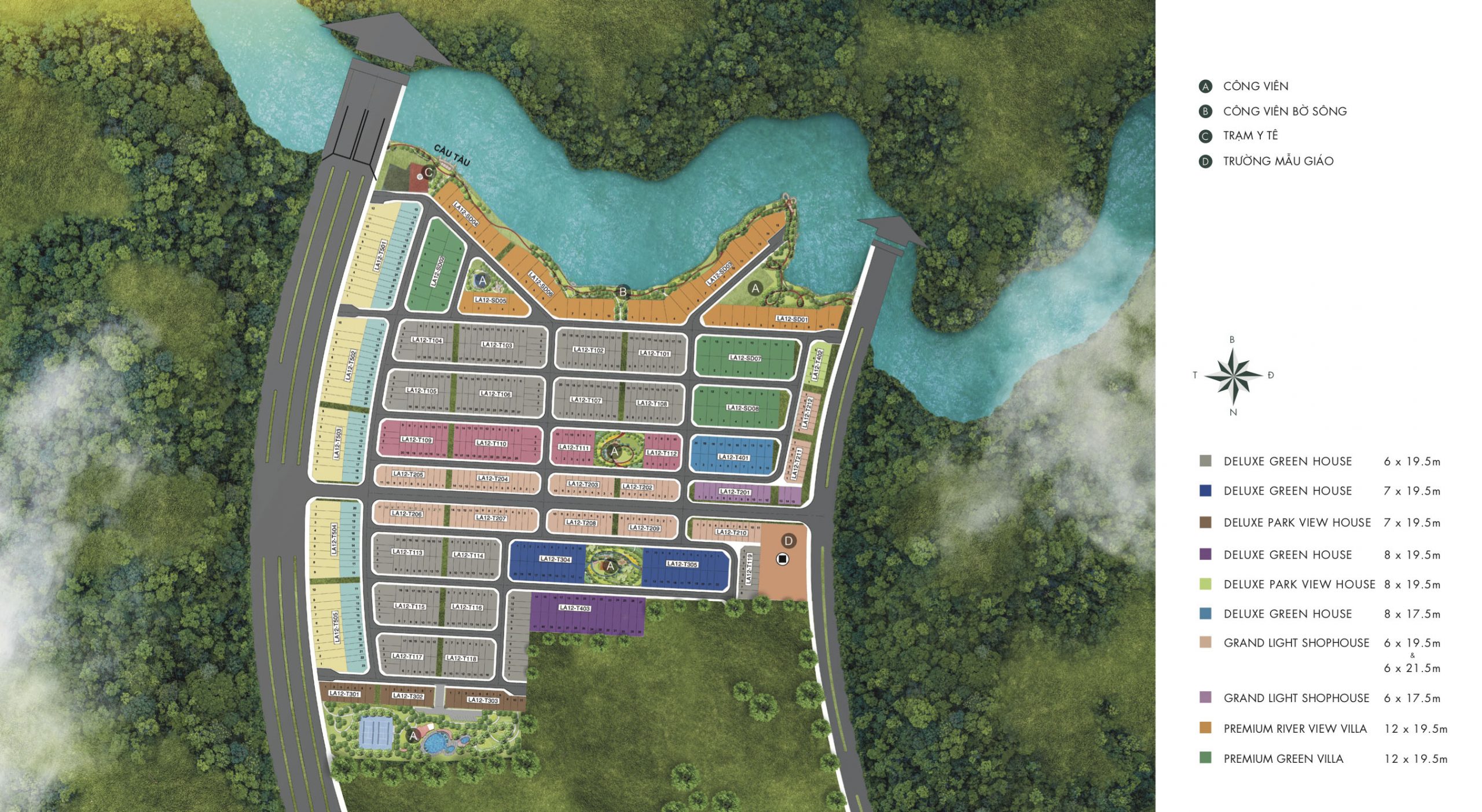 Mặt Bằng Aqua City River Park 1